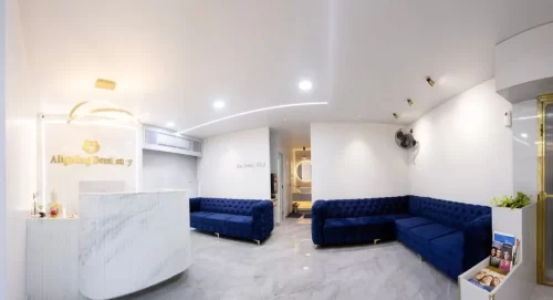Aligning Dentistry clinic reception in Alwarpet Chennai
